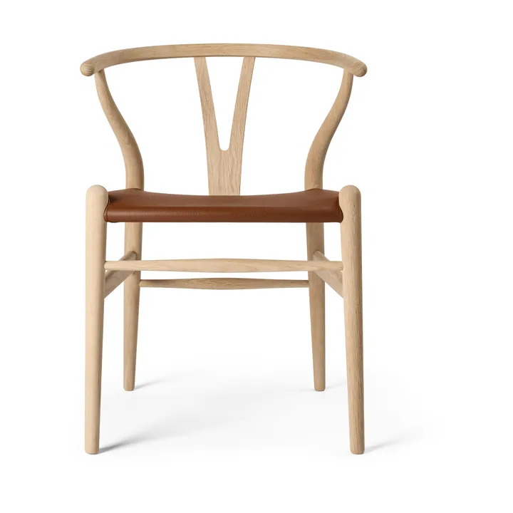 CH24P Y-stol - Lær Loke 7060-såpet eg - Carl Hansen & Søn