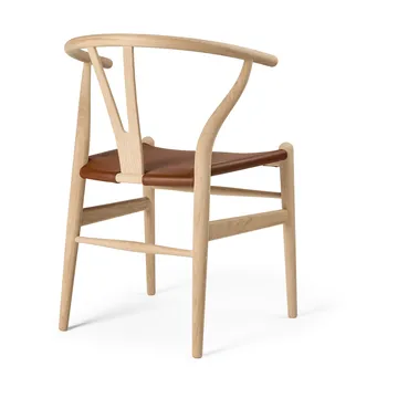 CH24P Y-stol - Lær Loke 7060-såpet eg - Carl Hansen & Søn