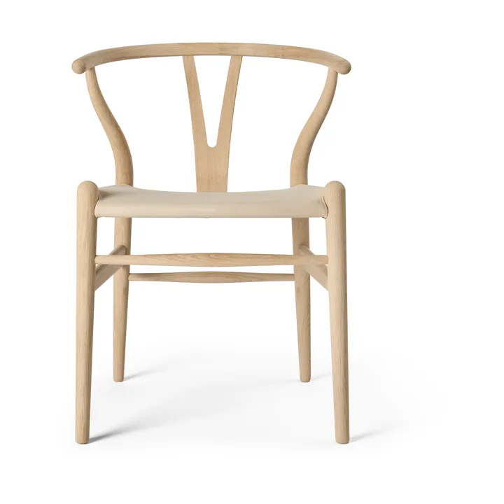 CH24P Y-stol - Lær Terra 20364-såpet eik - Carl Hansen & Søn