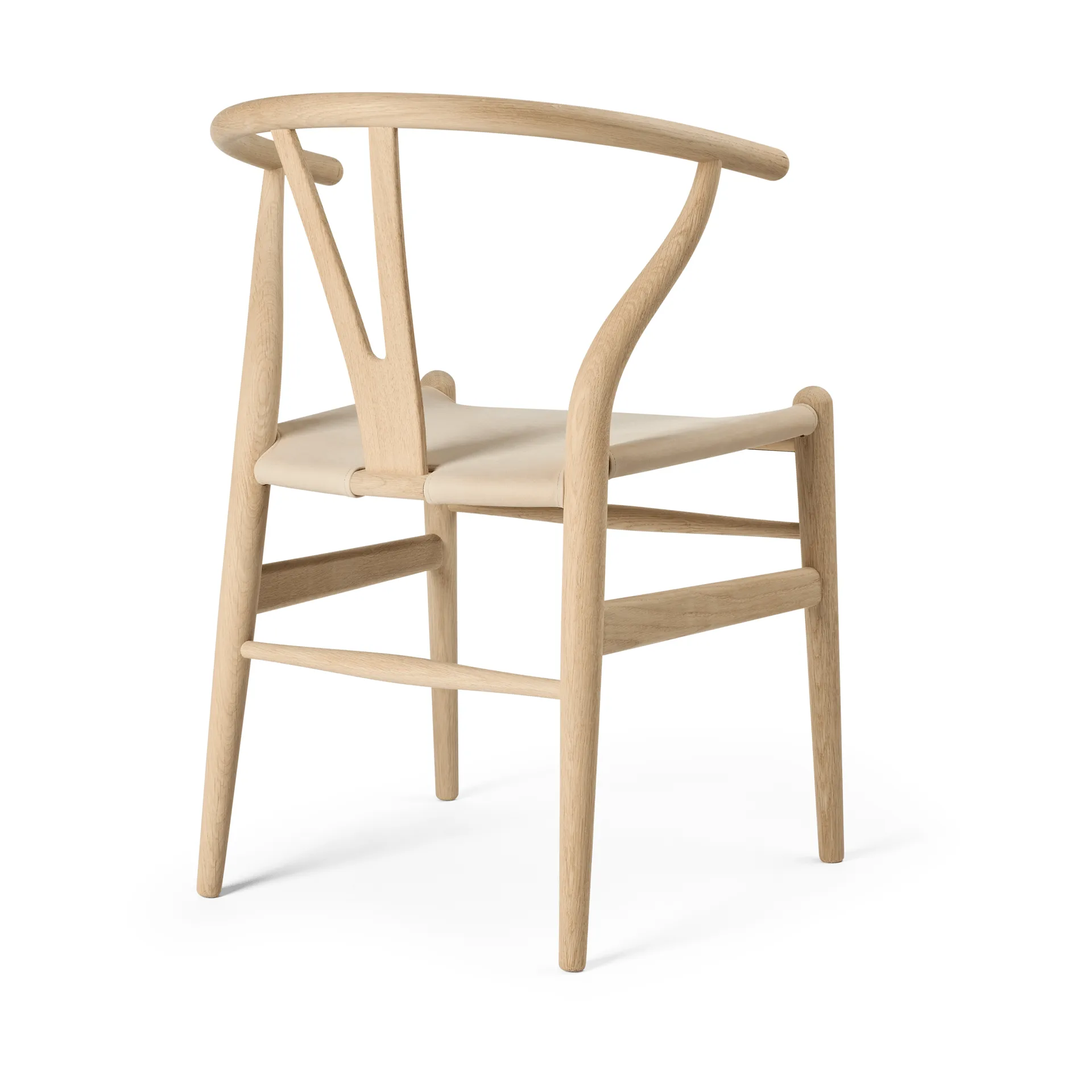 CH24P Y-stol, Lær Terra 20364-såpet eik Carl Hansen & Søn