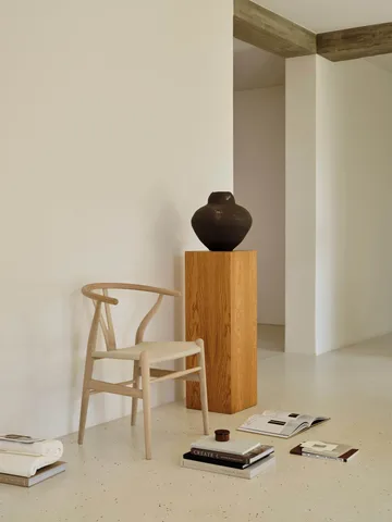 CH24P Y-stol - Lær Terra 20364-såpet eik - Carl Hansen & Søn