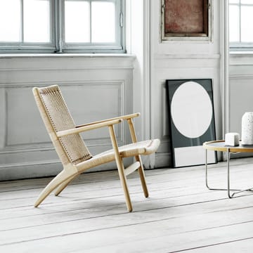 CH25 lenestol - Såpet eik-naturflettet - Carl Hansen & Søn