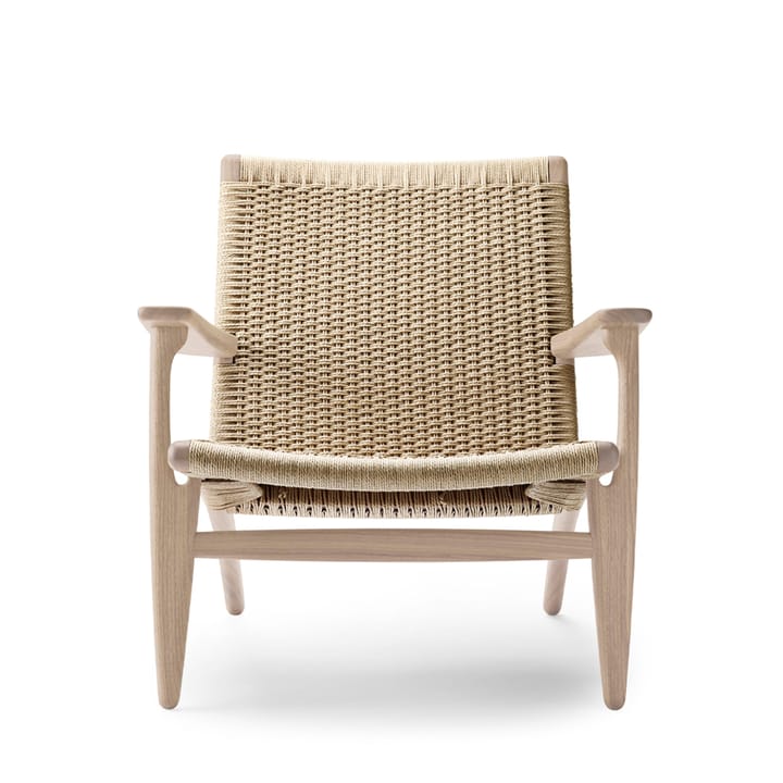 CH25 lenestol - Såpet eik-naturflettet - Carl Hansen & Søn