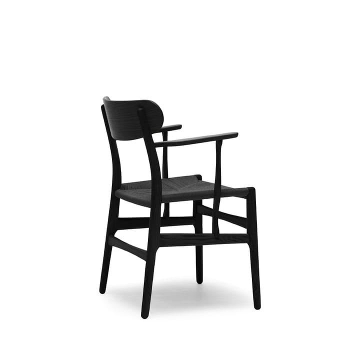 CH26 armlenestol, Svartlakkert eik-svart Carl Hansen & Søn