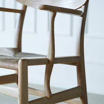 CH26 armlenestol - Svartlakkert eik-svart - Carl Hansen & Søn