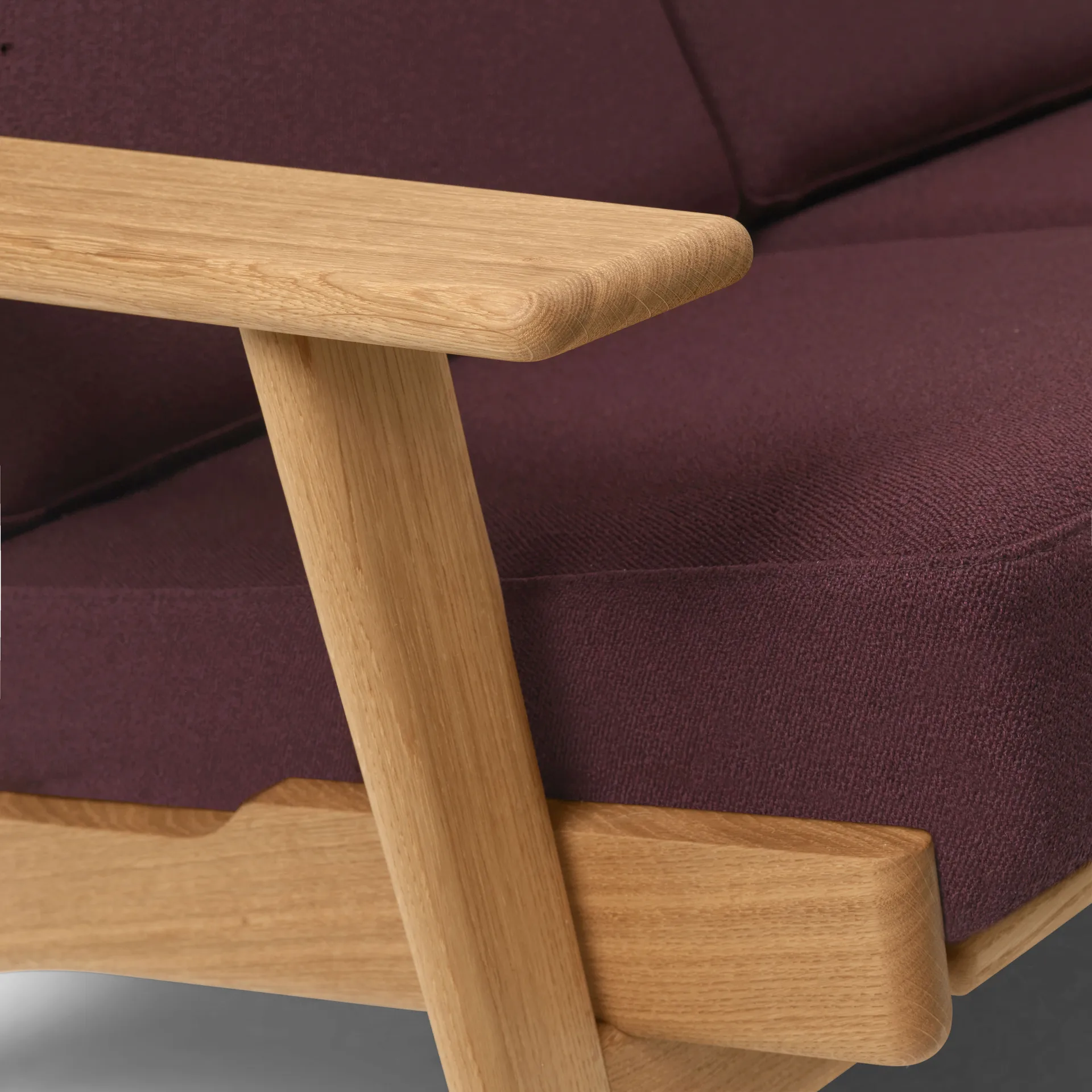 CH292 sofa 2-seter, Vidar 0693-oljet eik Carl Hansen & Søn