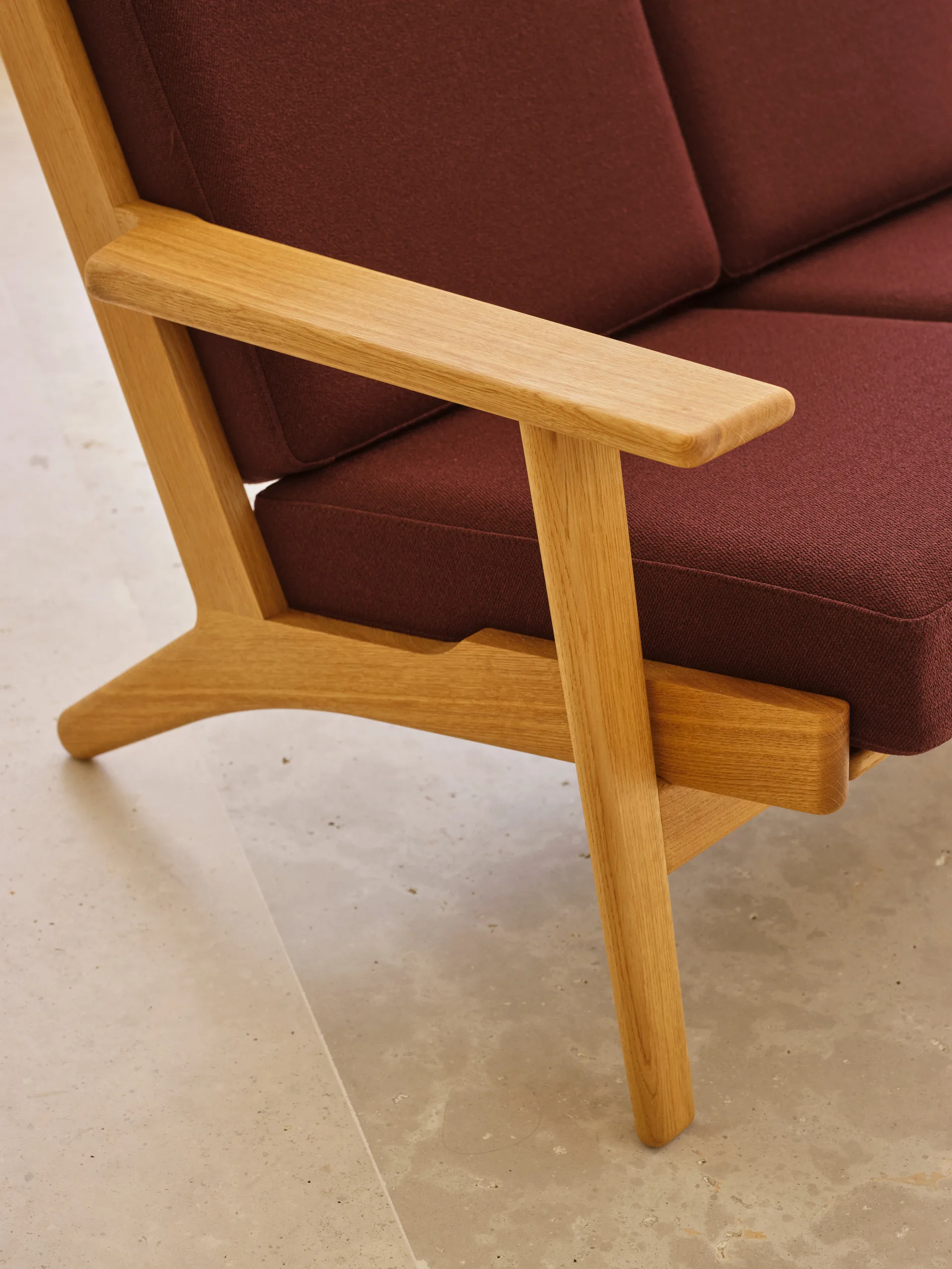 CH292 sofa 2-seter, Vidar 0693-oljet eik Carl Hansen & Søn