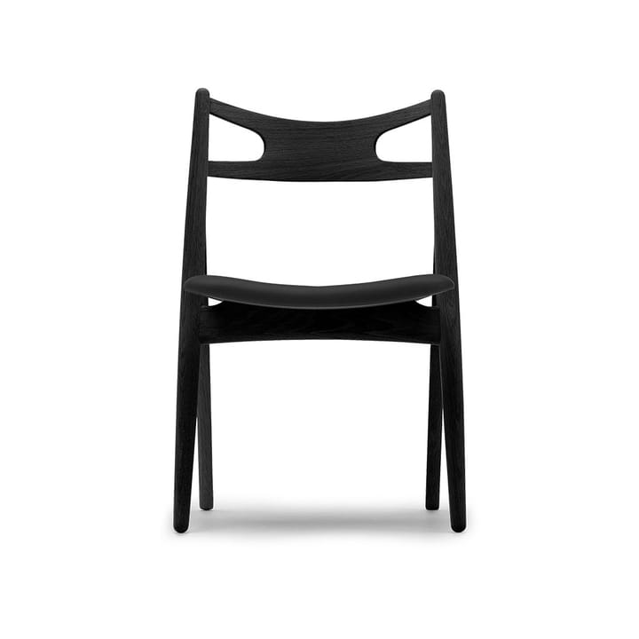 CH29P Sawbuch chair skinnsete - Thor 301-svart-svart - Carl Hansen & Søn