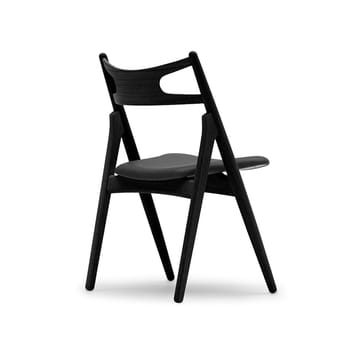 CH29P Sawbuch chair skinnsete - Thor 301-svart-svart - Carl Hansen & Søn