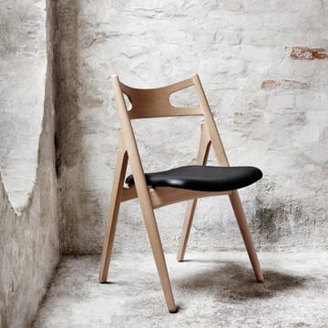 CH29P Sawbuch chair skinnsete - Thor 301-vitoljet eik-svart - Carl Hansen & Søn