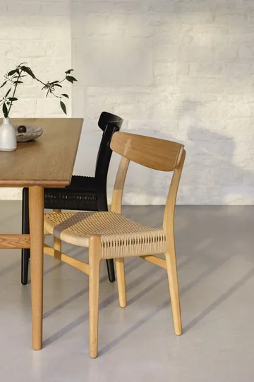 CH338 spisebord + CH23 stol 4-pakning - Oljet eik-natur - undefined - Carl Hansen & Søn