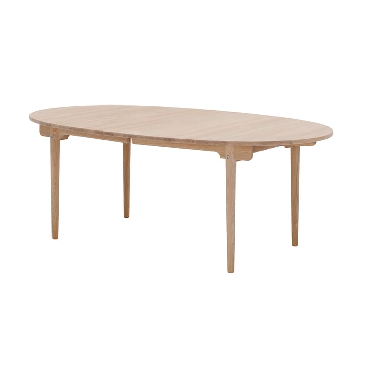 CH338 spisebord med plass til 2 ilägg - Hvitoljet eik - Carl Hansen & Søn