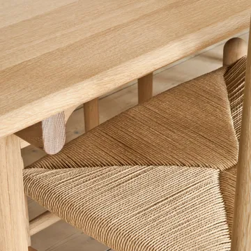 CH36 stol - Svartlakkert eg-naturflettet - Carl Hansen & Søn