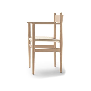 CH37 armlenestol - Hvitoljet eik-naturflettet - Carl Hansen & Søn
