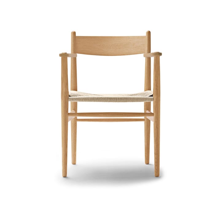 CH37 armlenestol - Oljet ek-naturflettet - Carl Hansen & Søn