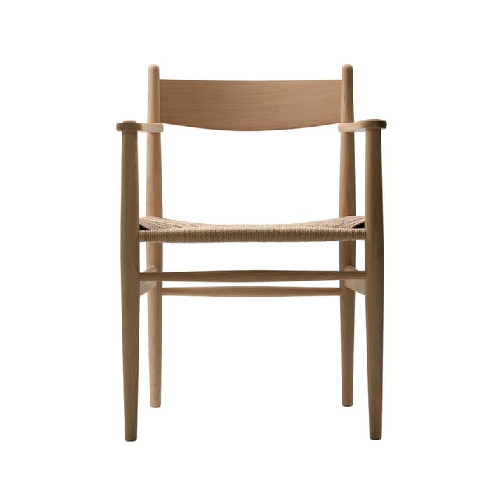 CH37 armlenestol - Såpet eik-naturflettet - Carl Hansen & Søn