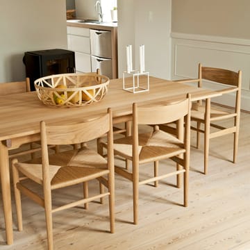 CH37 armlenestol - Såpet eik-naturflettet - Carl Hansen & Søn