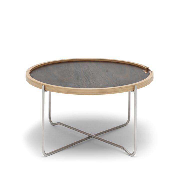 CH417 Tray brickbord rustfritt stål - Røkoljet eik - Carl Hansen & Søn