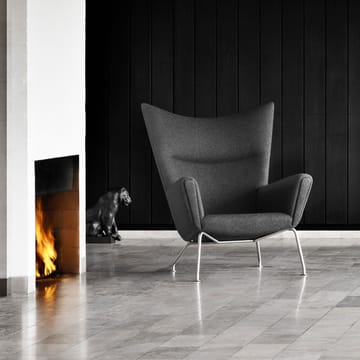 CH445 Wing Chair lenestol - Thor 301-rostfrie stålben - Carl Hansen & Søn