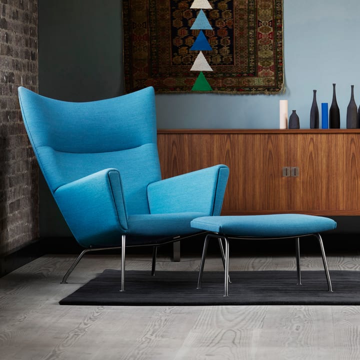 CH445 Wing Chair lenestol, Thor 301-rostfrie stålben Carl Hansen & Søn