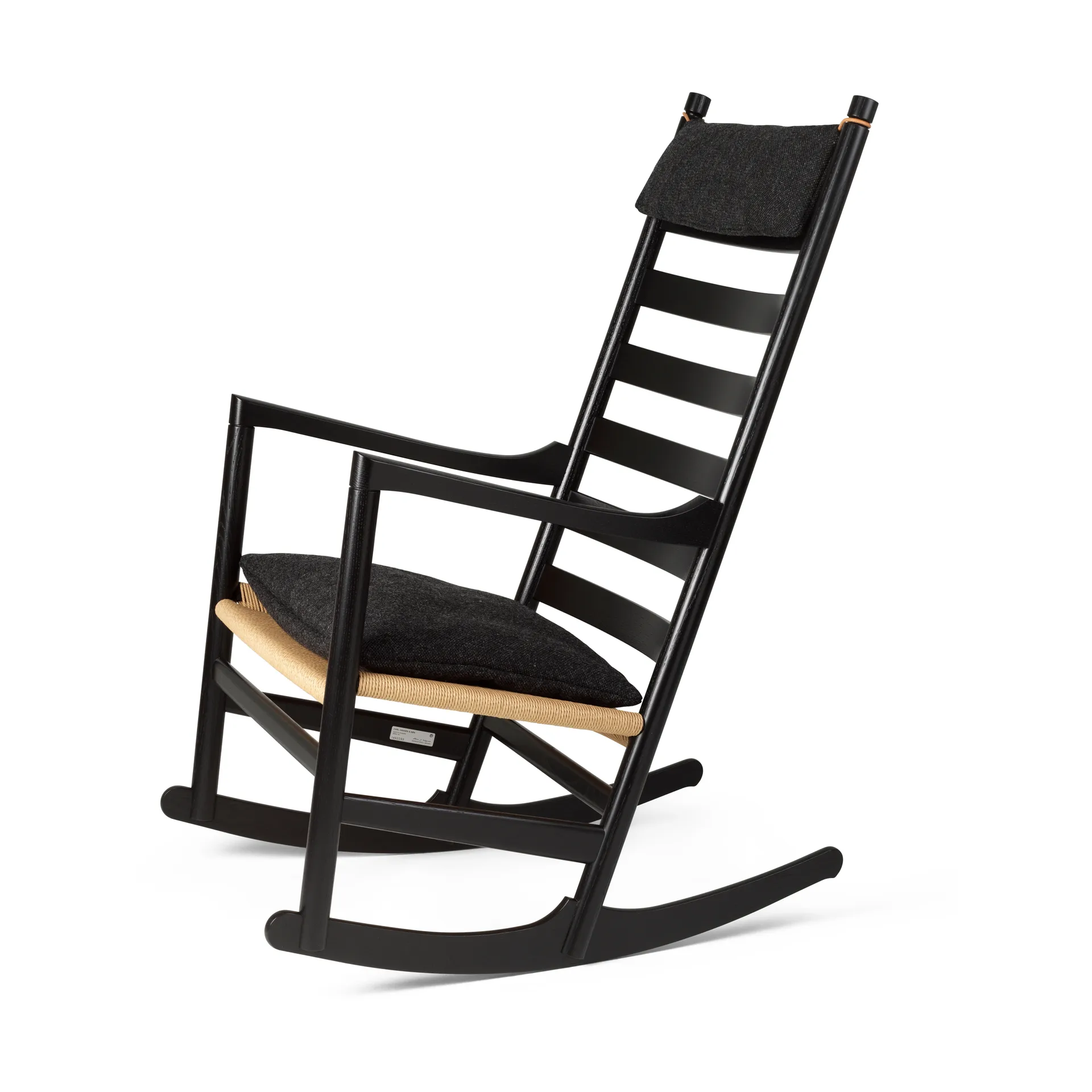 CH45 dynsett 2 deler, Hallingdal 65 0180 svart Carl Hansen & Søn