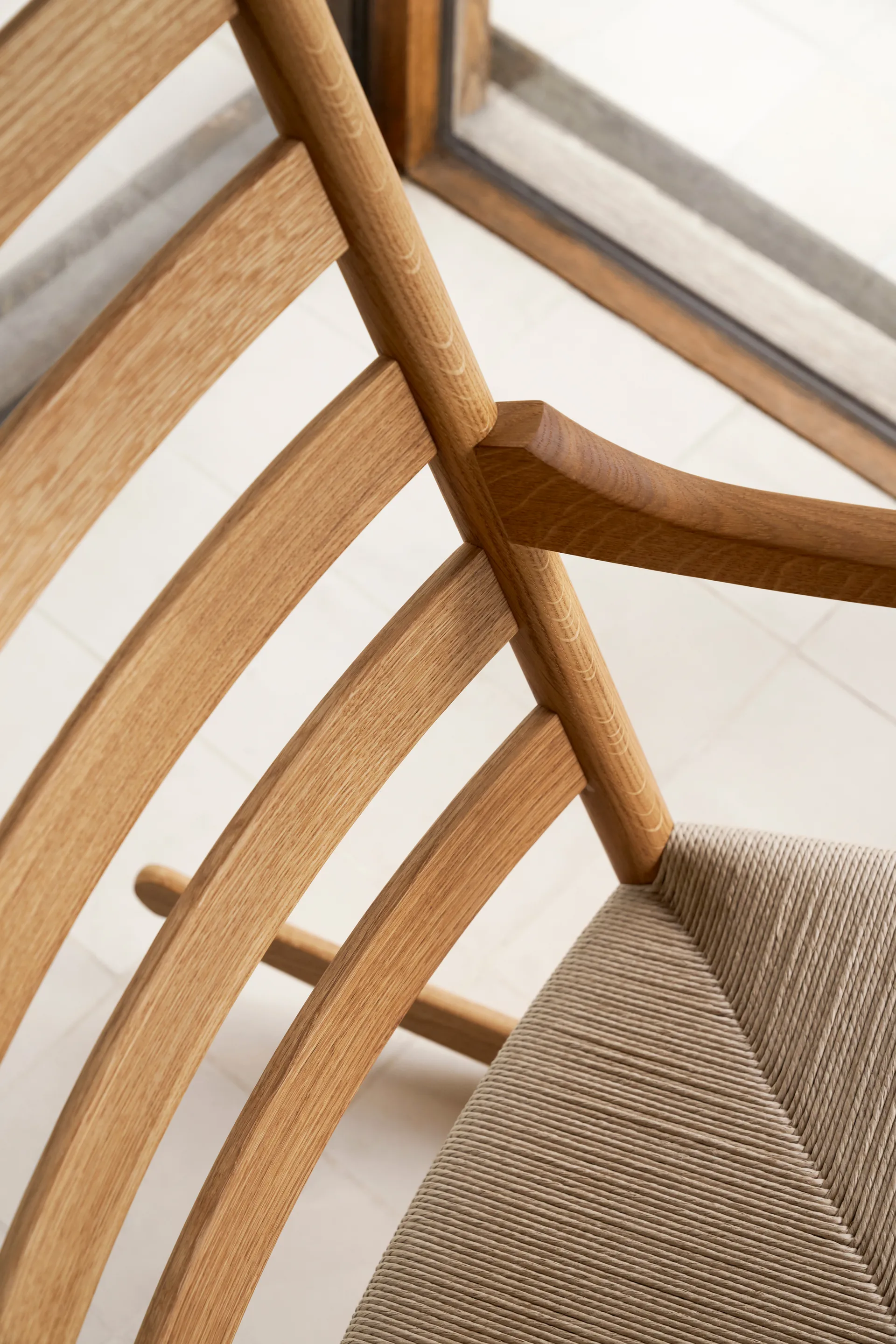 CH45 gyngestol, Oljad ek-naturflettet Carl Hansen & Søn