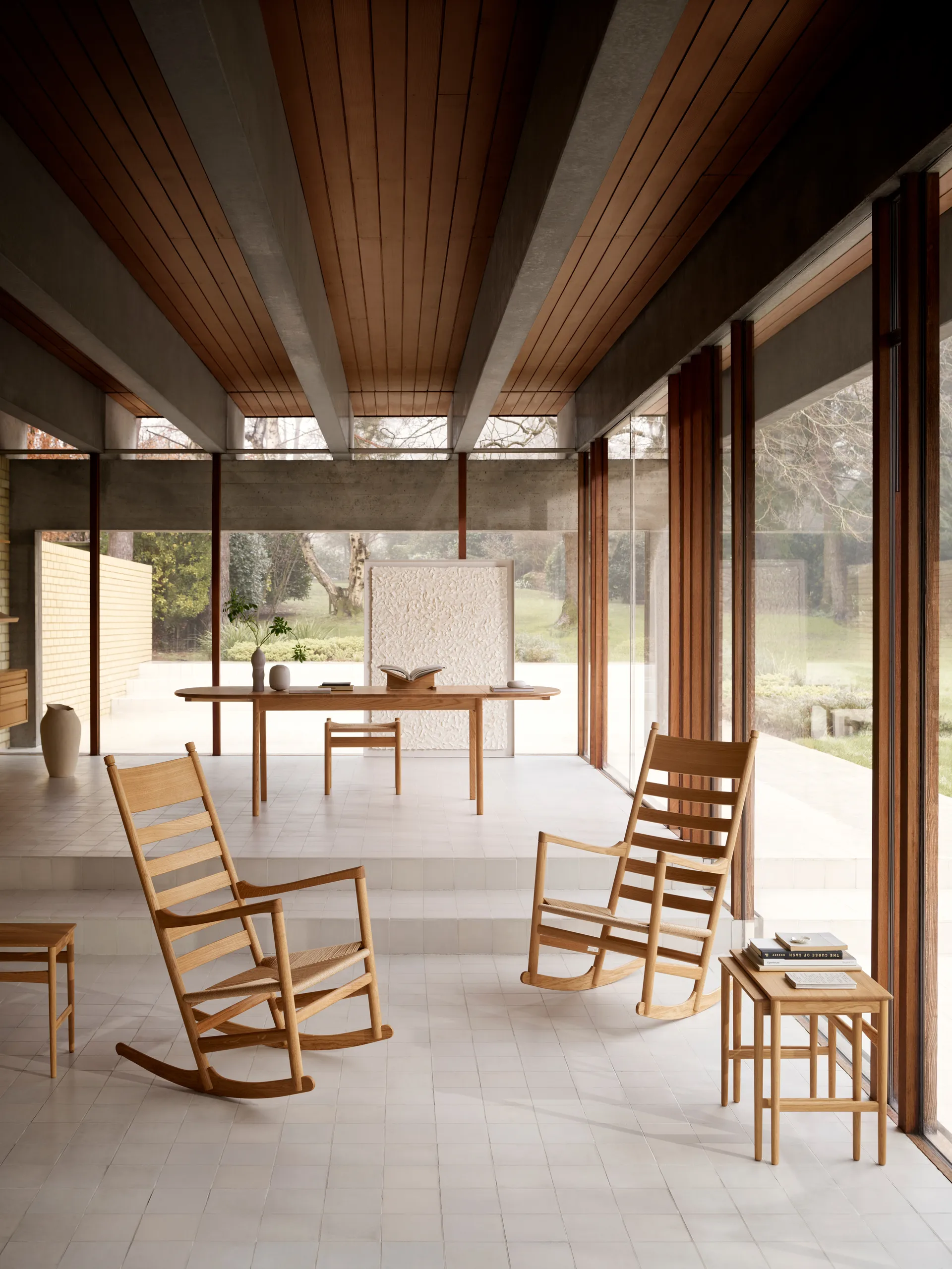 CH45 gyngestol, Oljad ek-naturflettet Carl Hansen & Søn