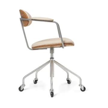 CH621 Swivel Chair snivestol - Lær Sif 90 beige-oljet eik - Carl Hansen & Søn