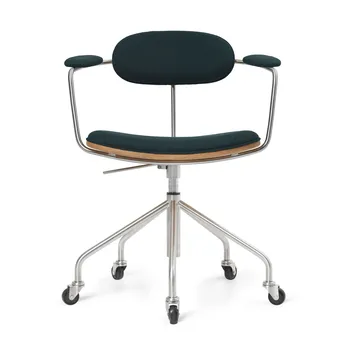 CH621 Swivel Chair snivestol - Stoff Vidar 1062 grønn-oljet eik - Carl Hansen & Søn