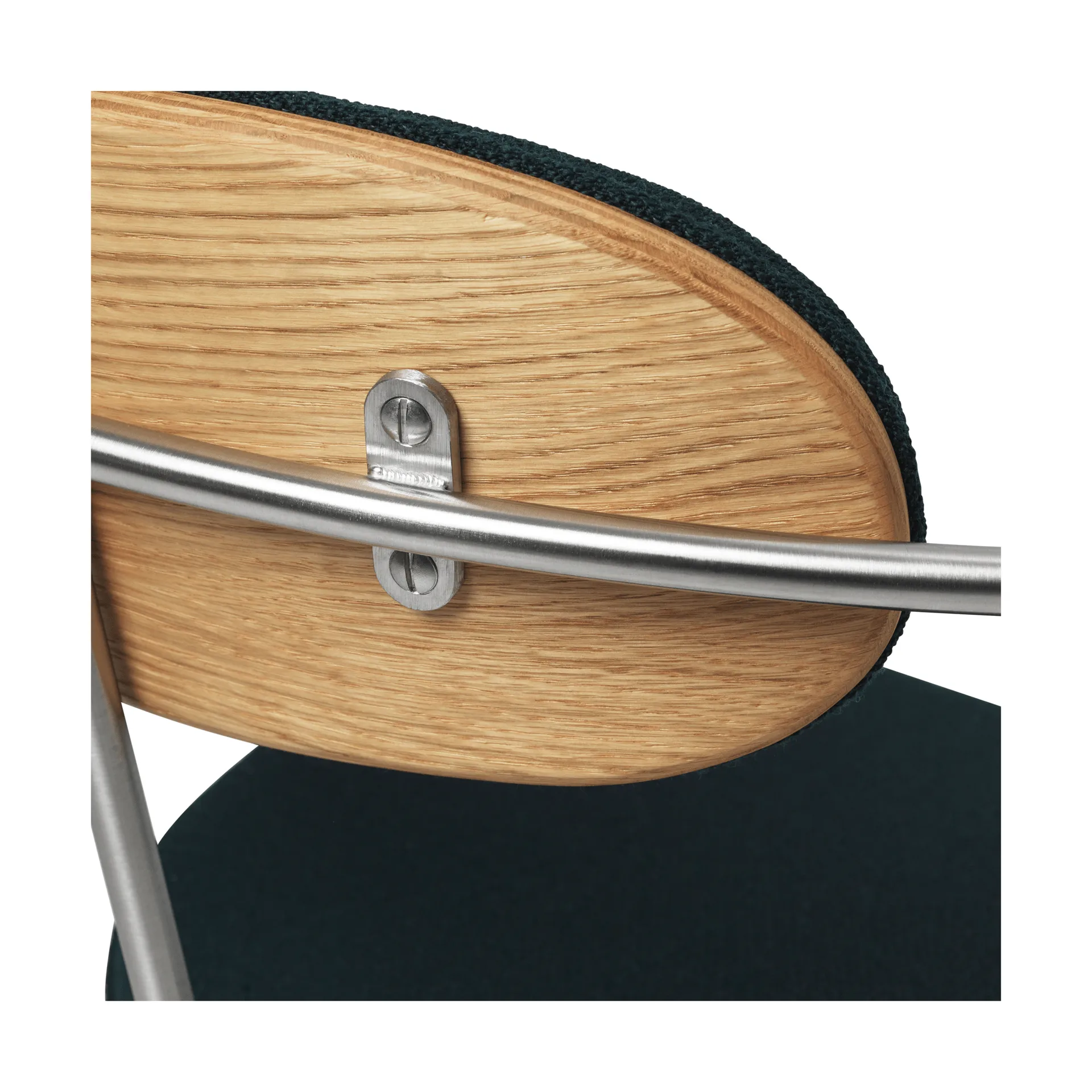 CH621 Swivel Chair snivestol, Stoff Vidar 1062 grønn-oljet eik Carl Hansen & Søn