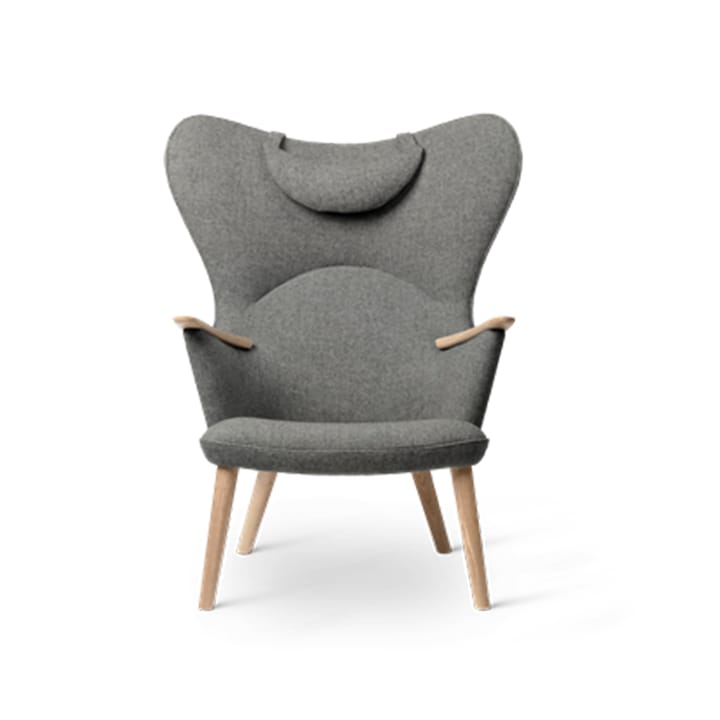 CH78 Mama Bear lenestol - Fiord 151 stoff-vokset eik - Carl Hansen & Søn