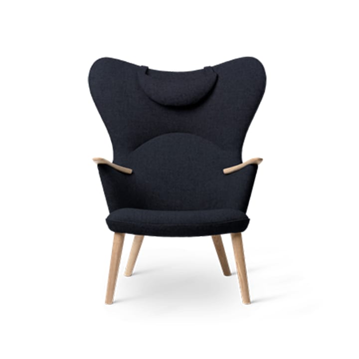 CH78 Mama Bear lenestol - Fiord 782 stoff-vokset eik - Carl Hansen & Søn