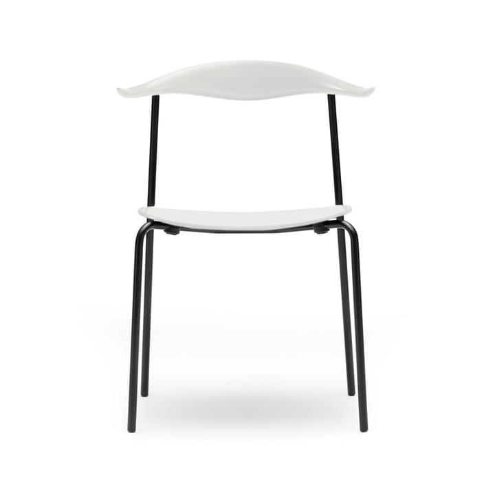 CH88T stol - Hvitlakkert bøk-svartlakk - Carl Hansen & Søn