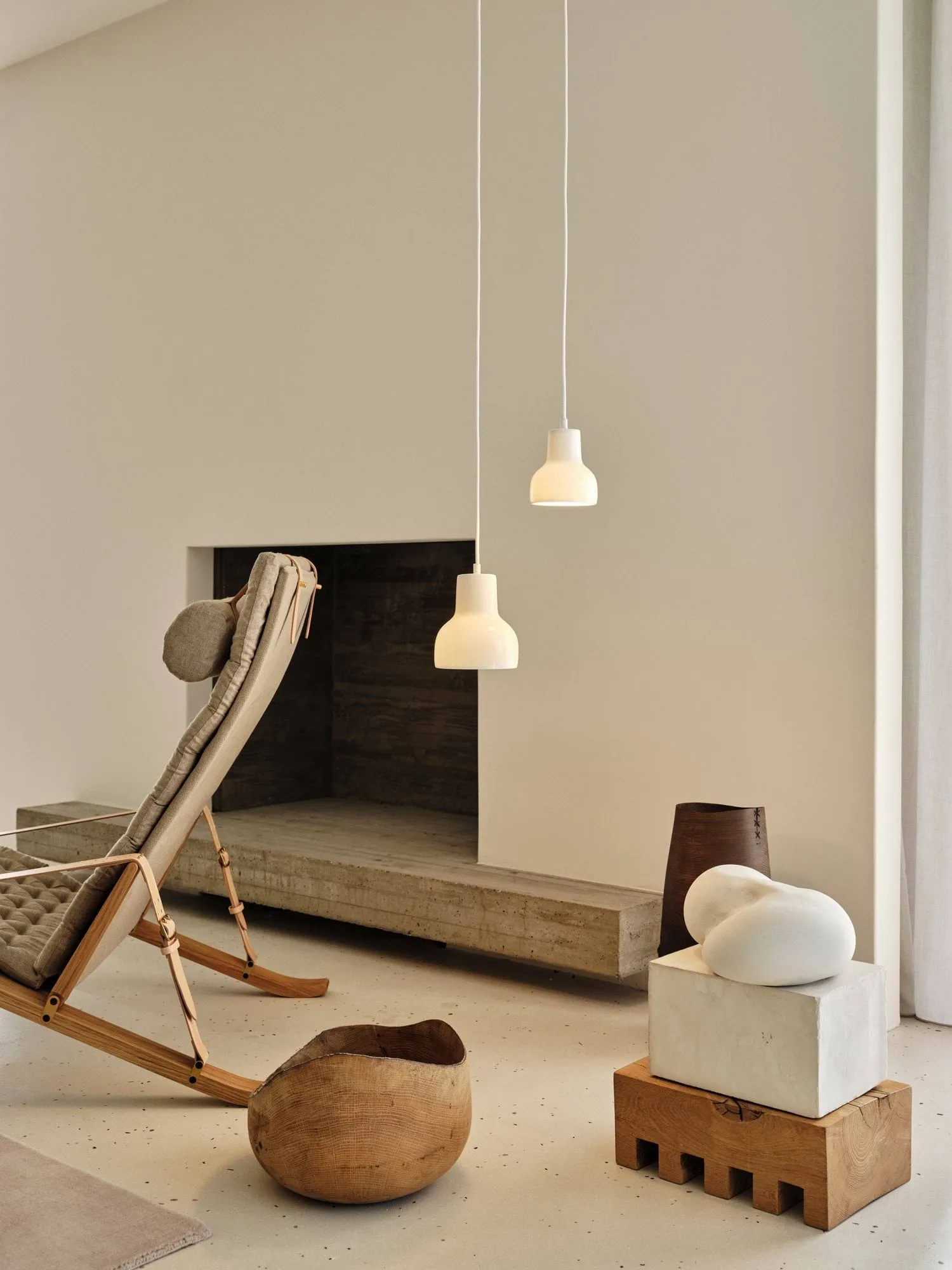 EM82 Porcelight pendel, White metal, Ø11 cm Carl Hansen & Søn