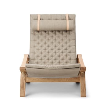 FK10 Plico lenestol - Stoff canvas natur-oljet eik - Carl Hansen & Søn