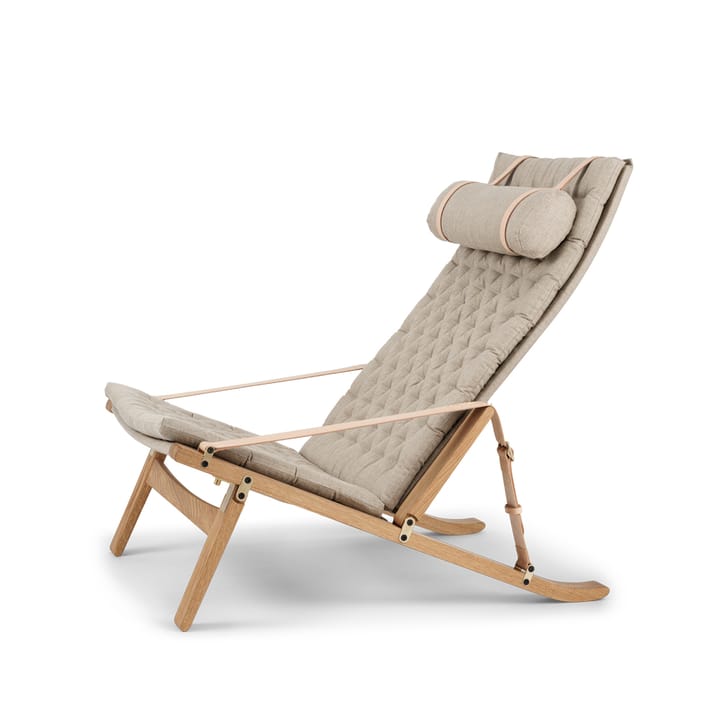 FK10 Plico lenestol - Stoff canvas natur-oljet eik - Carl Hansen & Søn