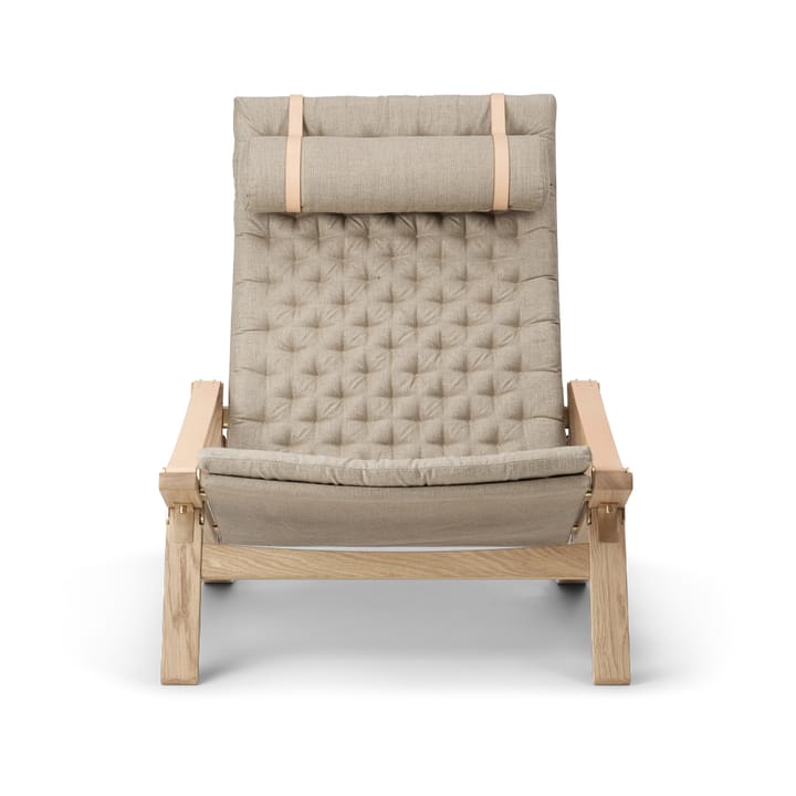 FK10 Plico lenestol, Stoff canvas natur-vitoljet eik Carl Hansen & Søn