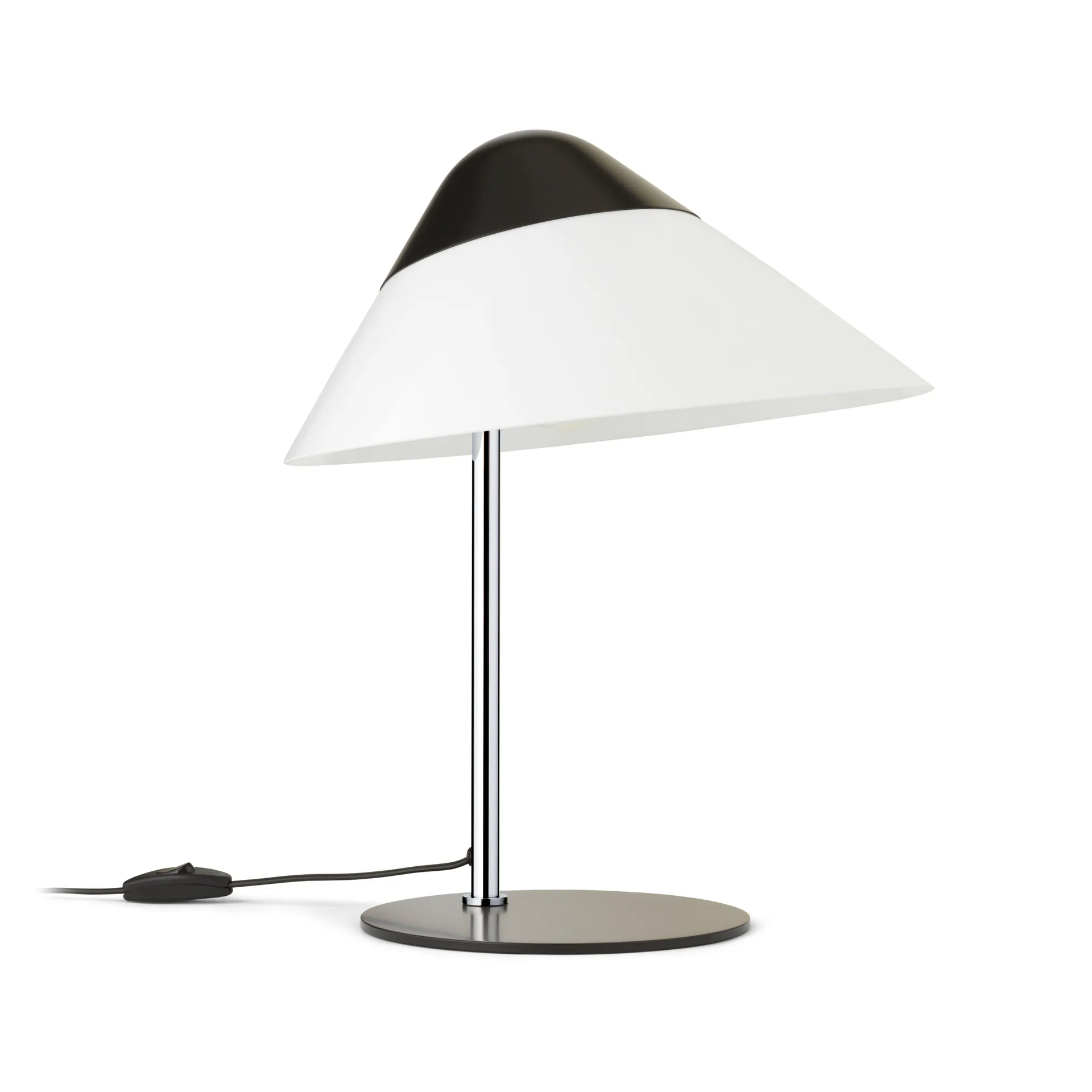 HJW01 Opala bordlampe Mini, Black-chrome Carl Hansen & Søn