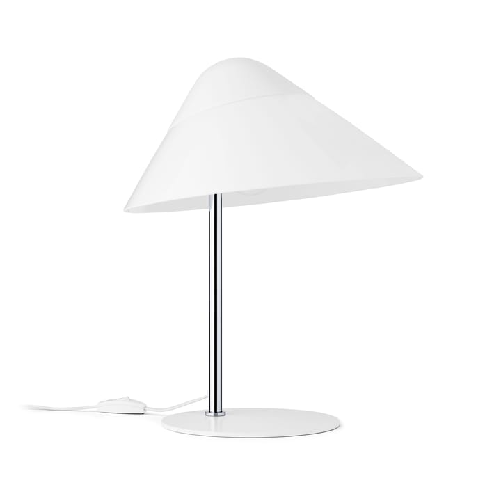 HJW01 Opala bordlampe Mini - White-chrome - Carl Hansen & Søn