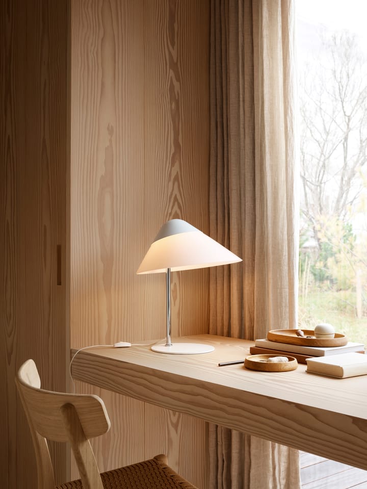 HJW01 Opala bordlampe Mini, White-chrome Carl Hansen & Søn