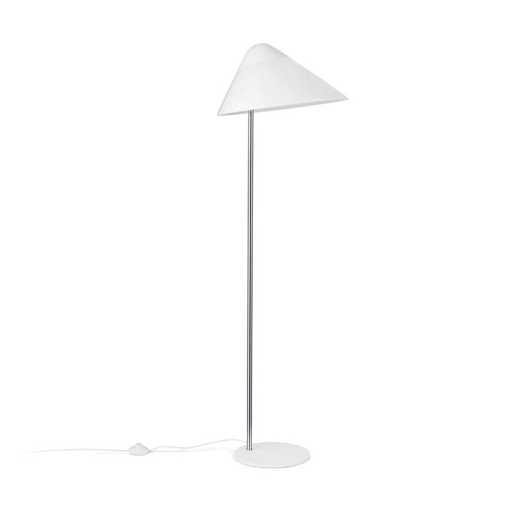 HJW03 Opala gulvlampe Midi - White-chrome - Carl Hansen & Søn