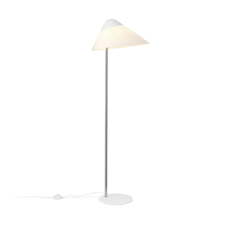HJW03 Opala gulvlampe Midi, White-chrome Carl Hansen & Søn