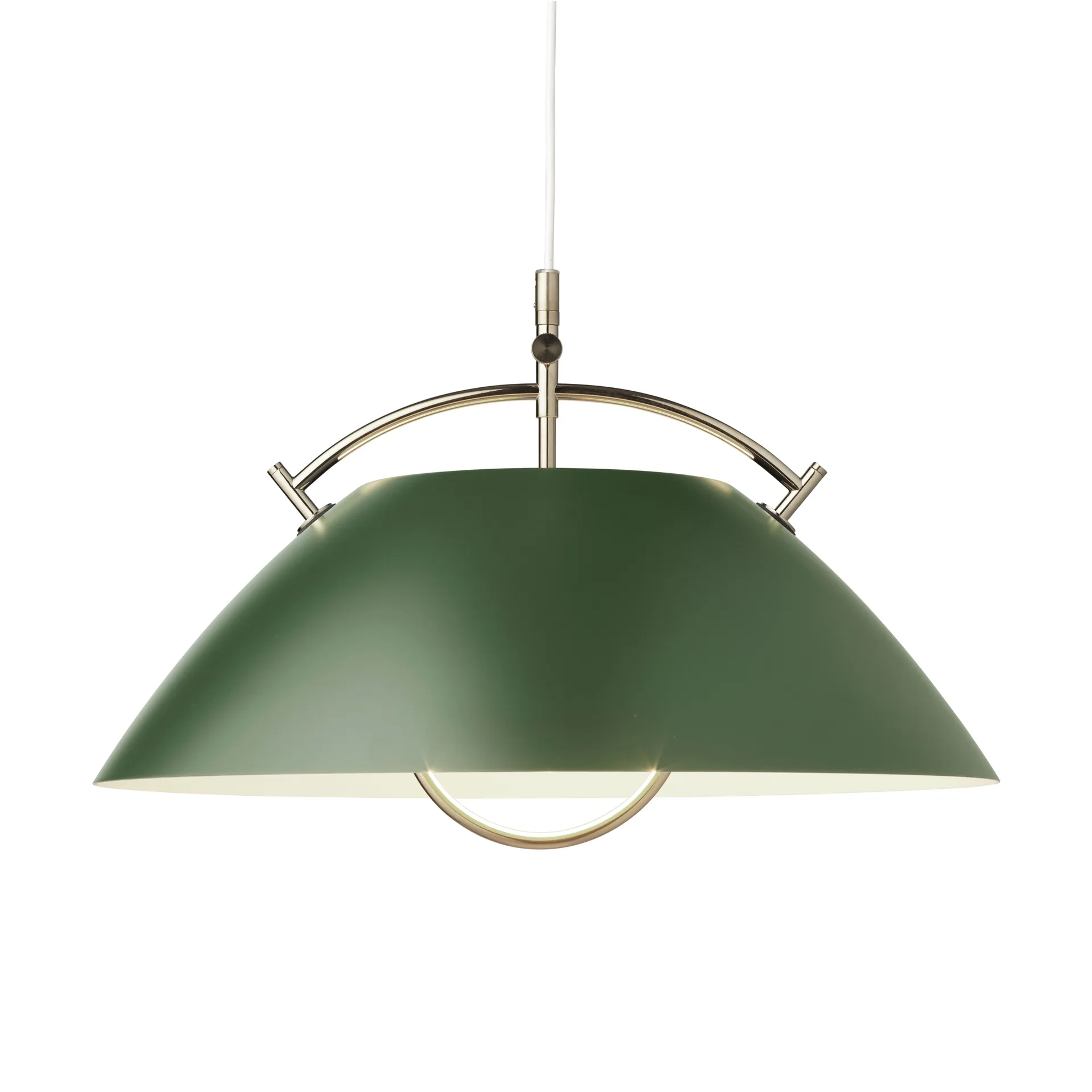 HJW37 The Pendant uten heis, Dark green-gull Carl Hansen & Søn