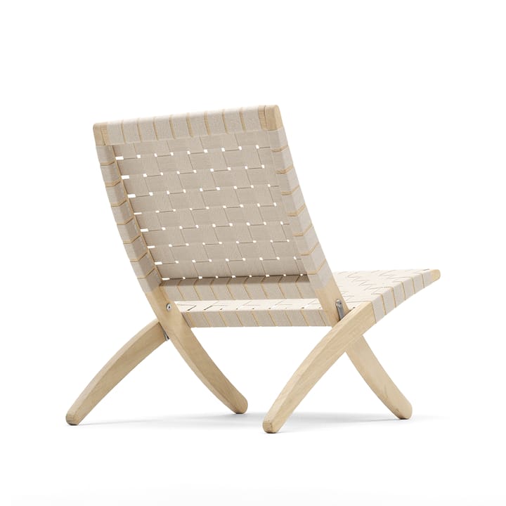 MG501 Cuba sammenleggbar lenestol eikstativ, Natur-bomullsgjort-såpet Carl Hansen & Søn