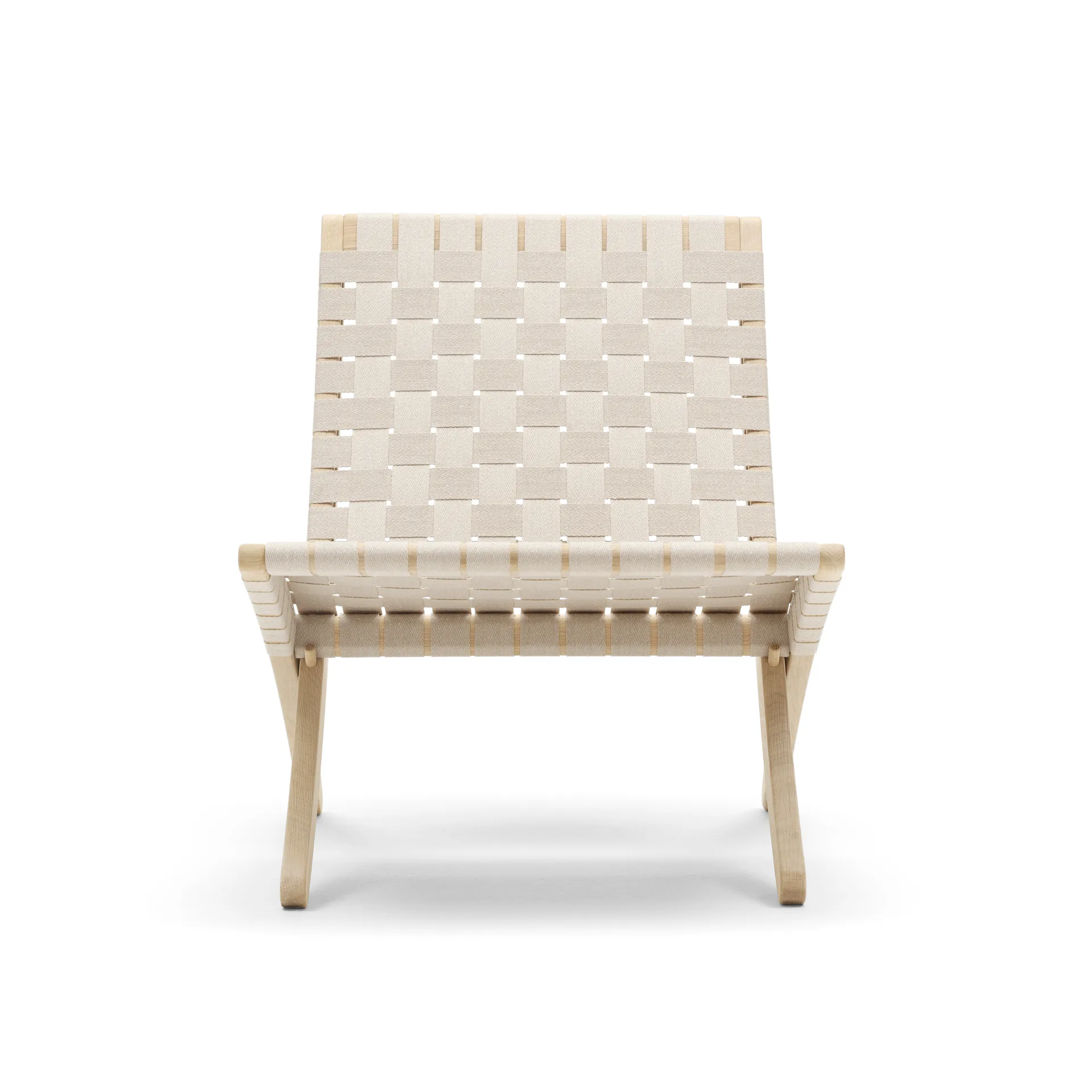 MG501 Cuba sammenleggbar lenestol eikstativ, Natur-bomullsgjort-såpet Carl Hansen & Søn