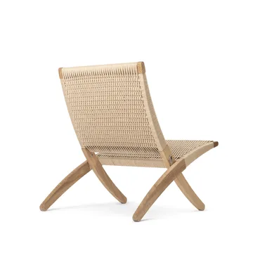 MG501 Cuba sammenleggbar lenestol eikstativ - Natur-papirsnor-oljet - Carl Hansen & Søn