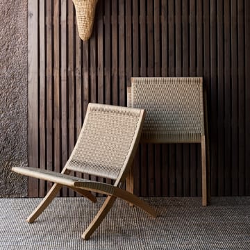 MG501 Cuba sammenleggbar lenestol eikstativ - Natur-papirsnor-oljet - Carl Hansen & Søn
