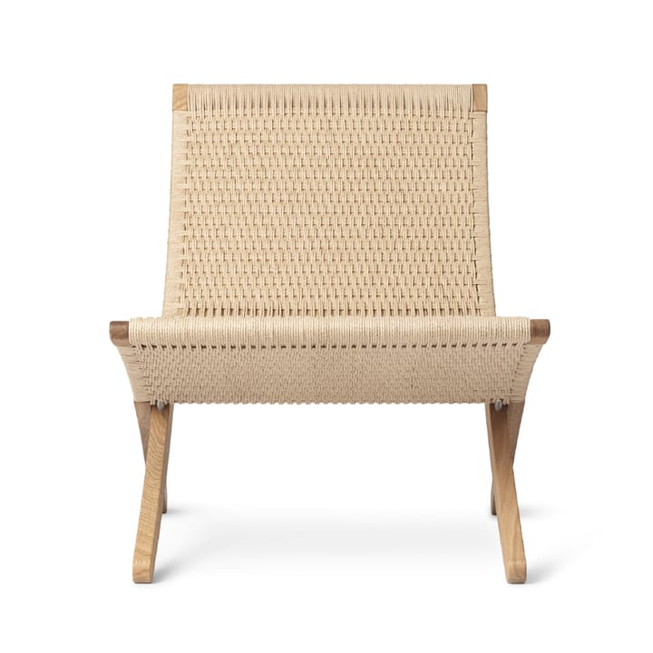 MG501 Cuba sammenleggbar lenestol eikstativ - Natur-papirsnor-vokset - Carl Hansen & Søn