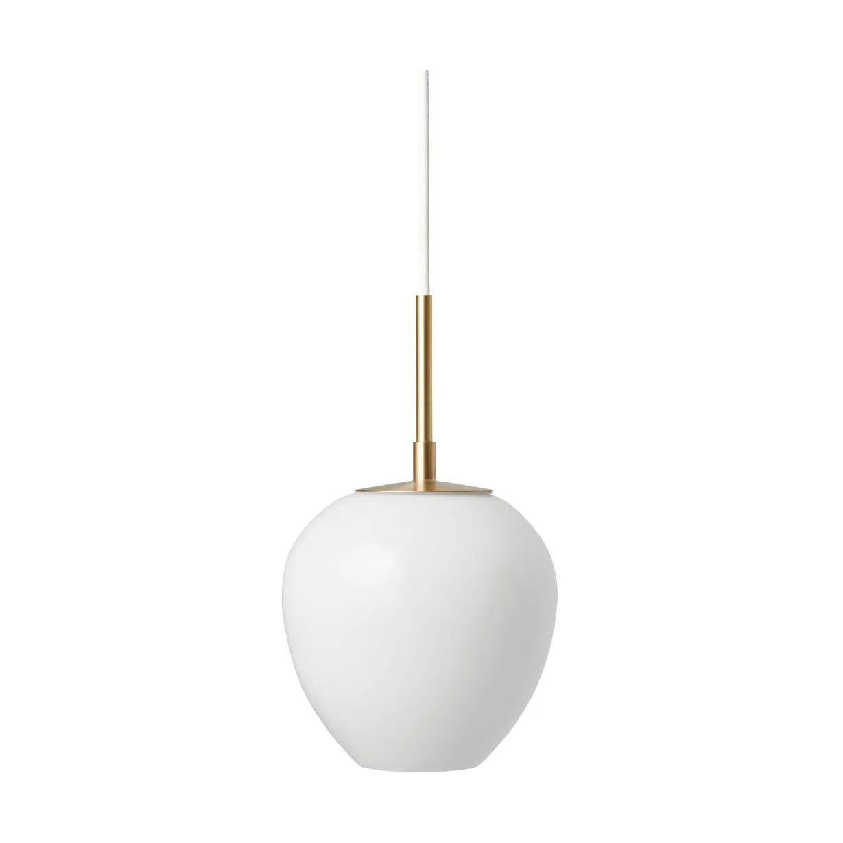MT221 Tulip-lampen, Opalglass-messing, Ø17 cm Carl Hansen & Søn