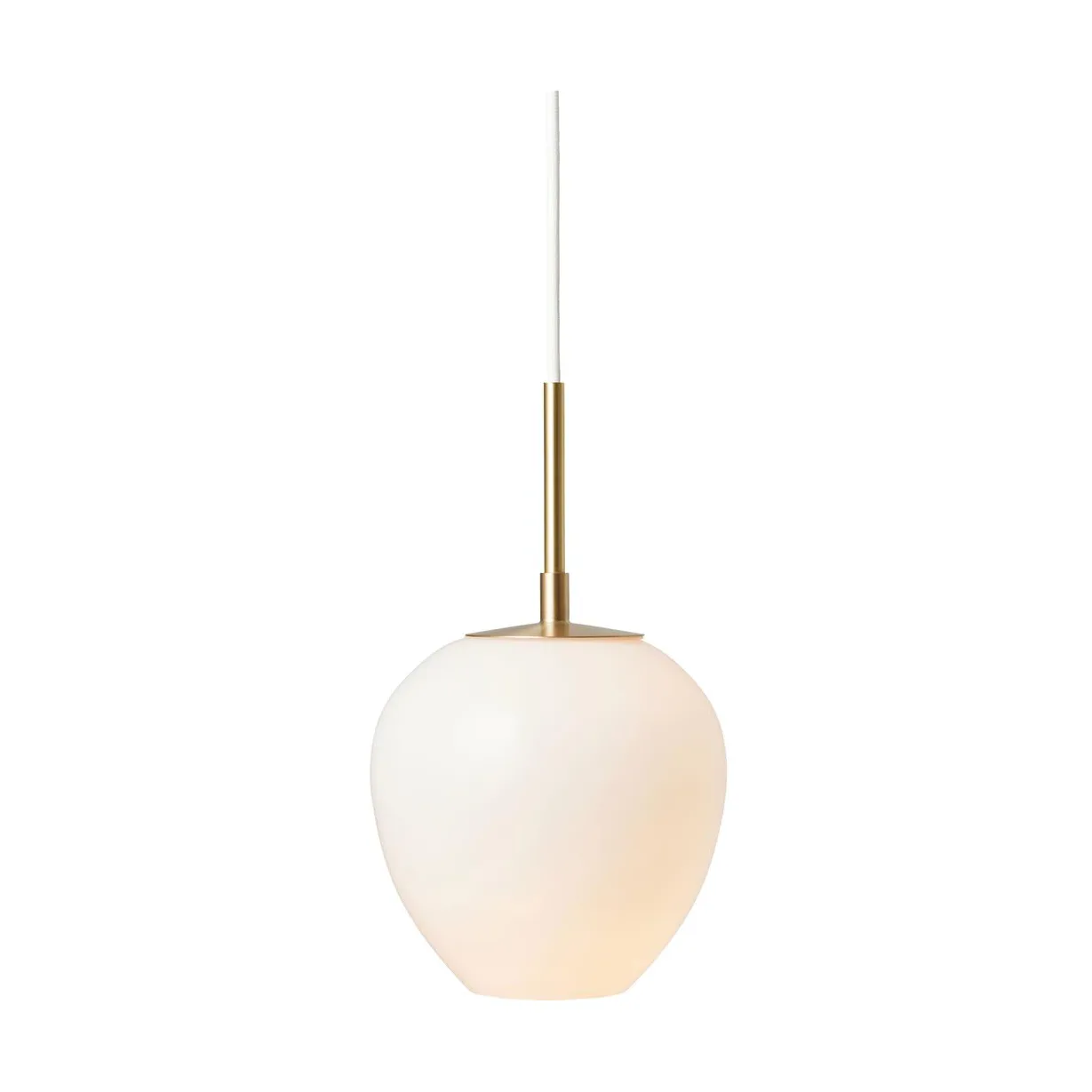 MT221 Tulip-lampen, Opalglass-messing, Ø17 cm Carl Hansen & Søn